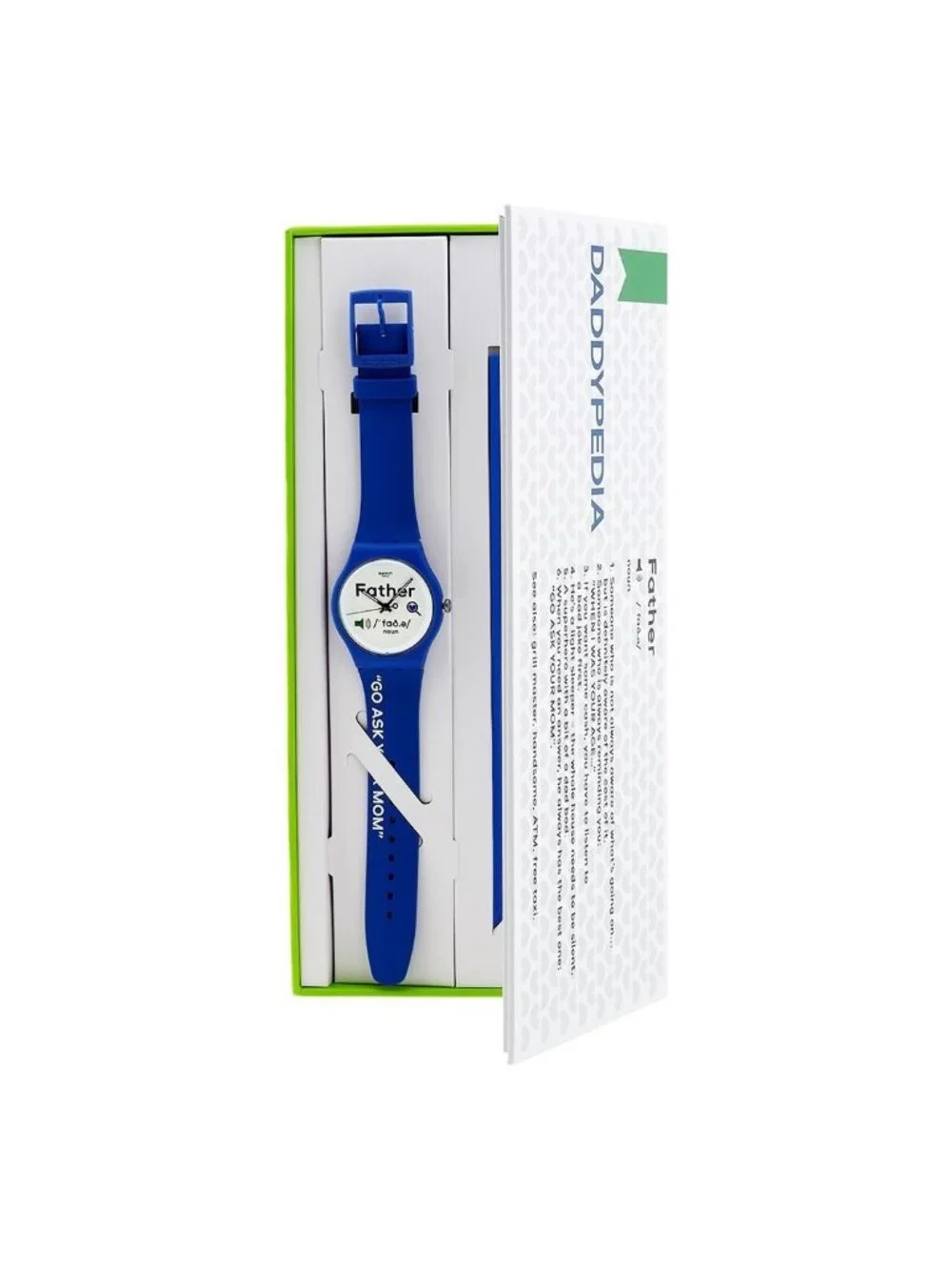 NWT Swatch Fathers Day Quartz White Dial Men's Watch